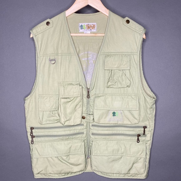 Kolon Sports Other - Vintage Kolon Sport Light Green Fly Fishing Vest